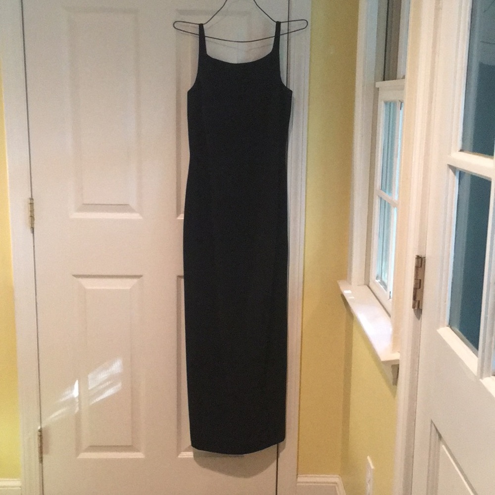 Ann Taylor Black Cross-strap Dress Vintage